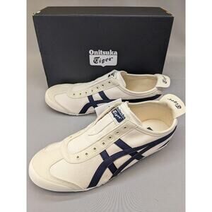Onitsuka Tiger by Asics White and Navy Sneakers